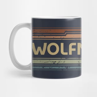 Wolfmother Retro Lines Mug